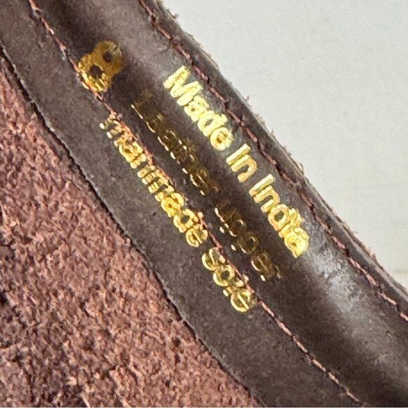 New Sbicca Leather and Suede Block Heel Sandals in Dark Burgundy Maroon - Picture 9 of 9